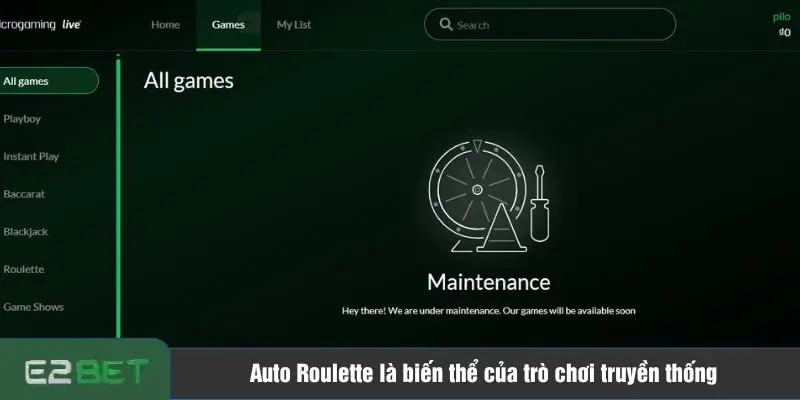 Auto Roulette là biến thể của trò chơi truyền thống