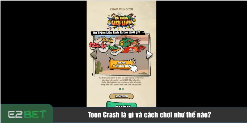 Toon Crash thuộc dòng game Crash với phong cách đồ họa độc đáo